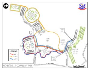 Monroeville Foundation Community Day Race/Walk Map