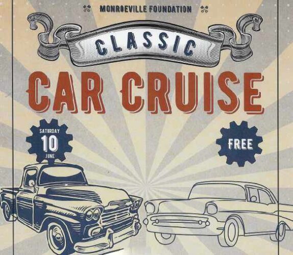 Monroeville Foundation Classic Car Cruise, June 10, 2023 during Monroeville Community Day